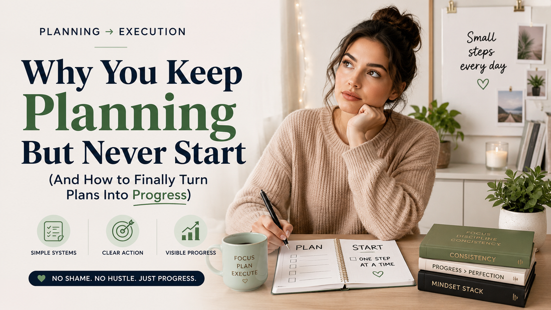 Why You Keep Planning But Never Start               pinterest