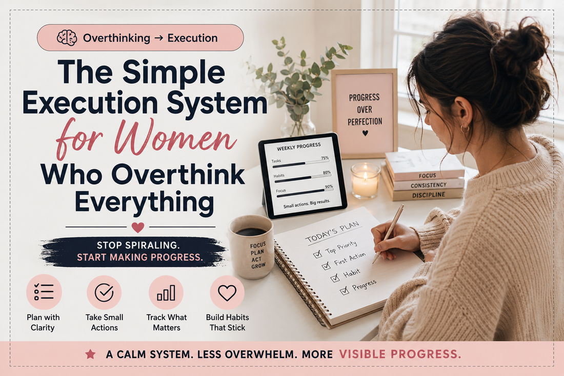 The Simple Execution System for Women Who Overthink Everything pinterest4
