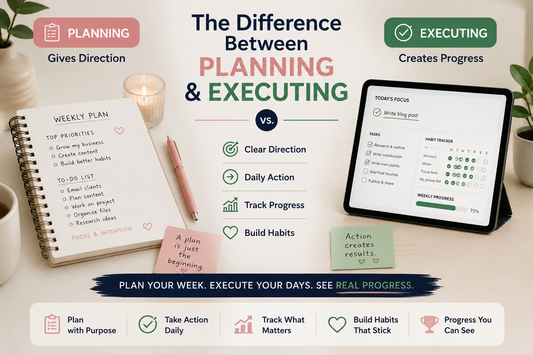 The Difference Between Planning and Executing pinterest7