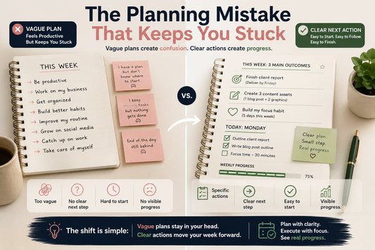 The Planning Mistake That Keeps You Stuck pn 11