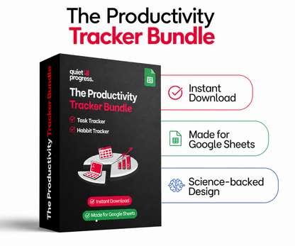 Quiet Progress Productivity Sheets
