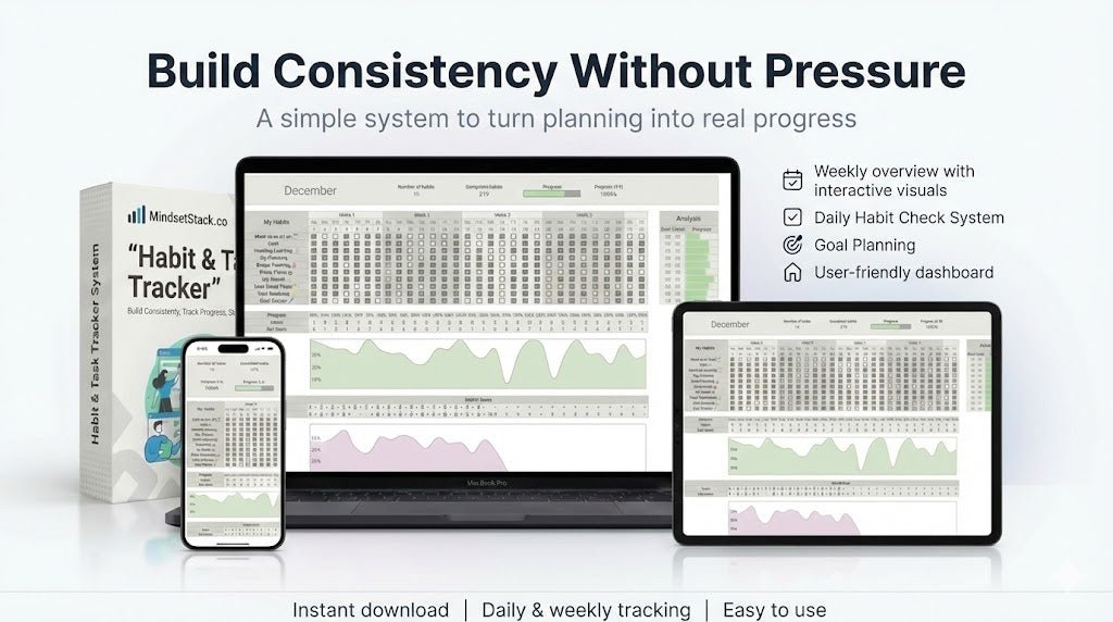 Mindset Stack – Build Consistency Without Pressure - Digital Vault